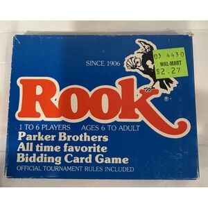 Vintage ROOK Card Game 1978 Parker Brothers - With Instructions - COMPLETE